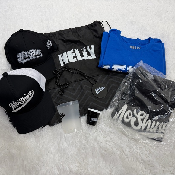 Nelly Other - New Nelly MoShine VIP Bundle - Hats, Tees, Drawstring tote+ More!